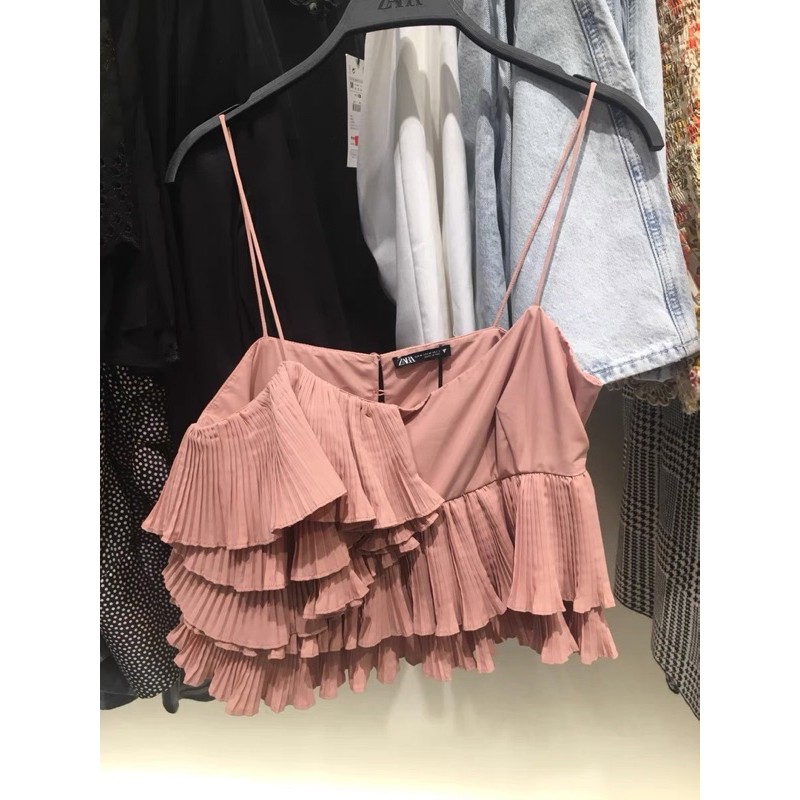 BÁN SỈ ÁO 2S XẾP LY TẦNG MÀU HỒNG CHO NỮ | BigBuy360 - bigbuy360.vn