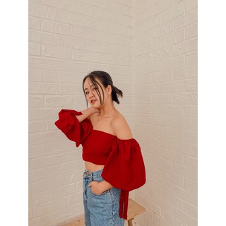 ÁO CROPTOP TAY PHỒNG