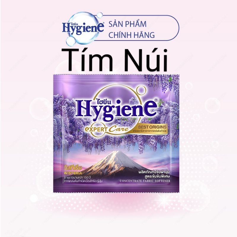 Nước xả vải hygiene 20ml của Thái Lan - 01 dây 12 gói đủ màu