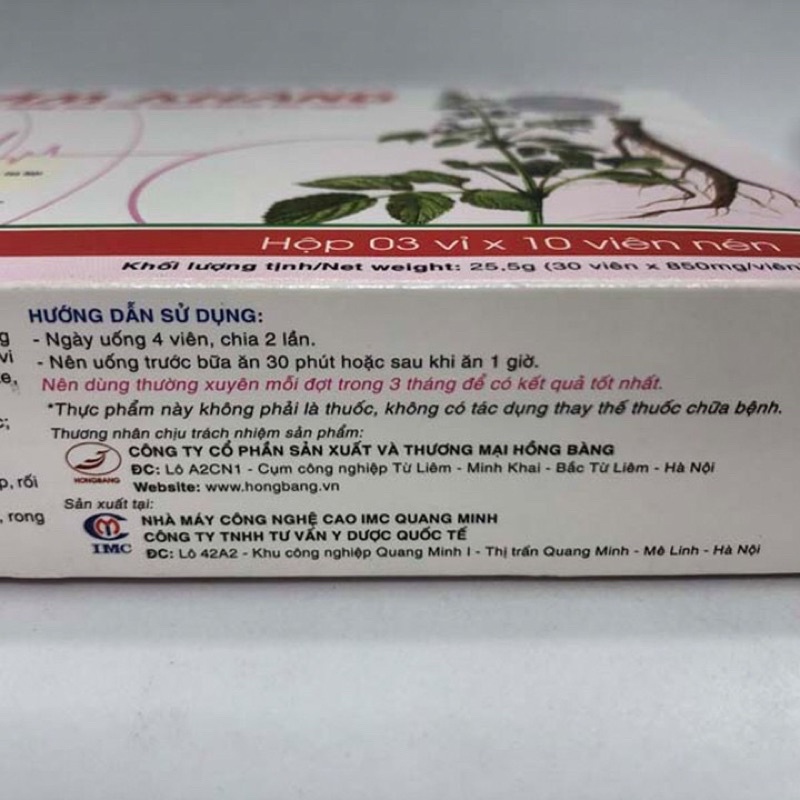 Ích tâm khang hộp 180viên tặng ngay 1hộp 30viên