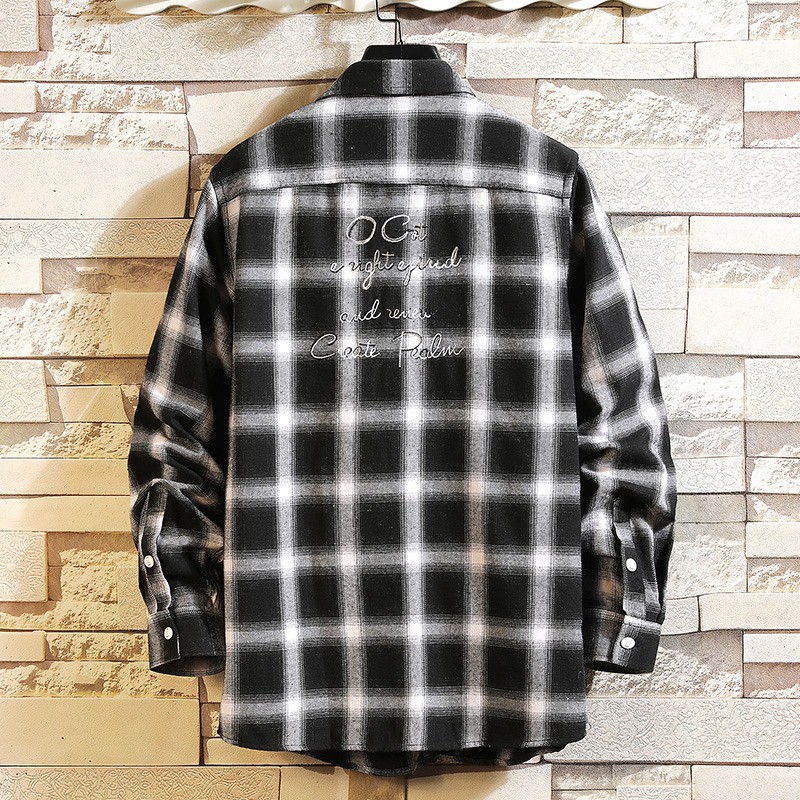 ÁO FLANNEL CARO THÊU FULL 4 MÀU CỰC CHẤT