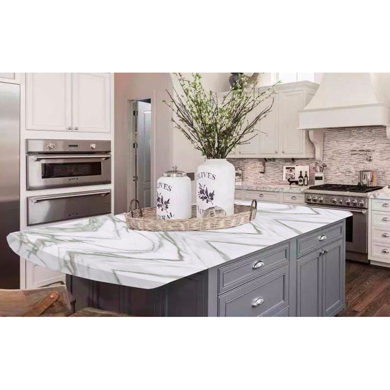 Decal giả đá chống dầu mỡ dán bếp , giấy dán tường vân đá dán tủ, mặt bàn, giấy dán tường