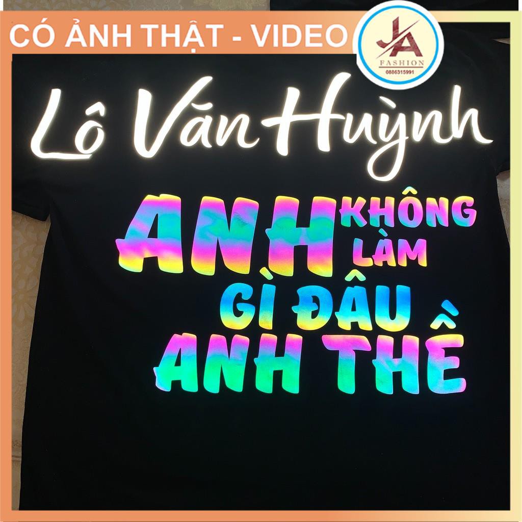 Áo thun tay lỡ IN THEO YÊU CẦU  phong cách ADLV form rộng unisex COTTON- in hình- in phản quang từ 40kg-80kg JASHOP