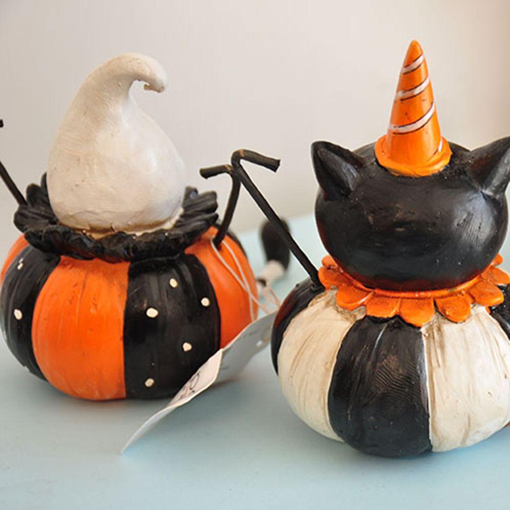 ESPO Mô Hình Chú Mèo Bằng Nhựa Resin Trang Trí Halloween