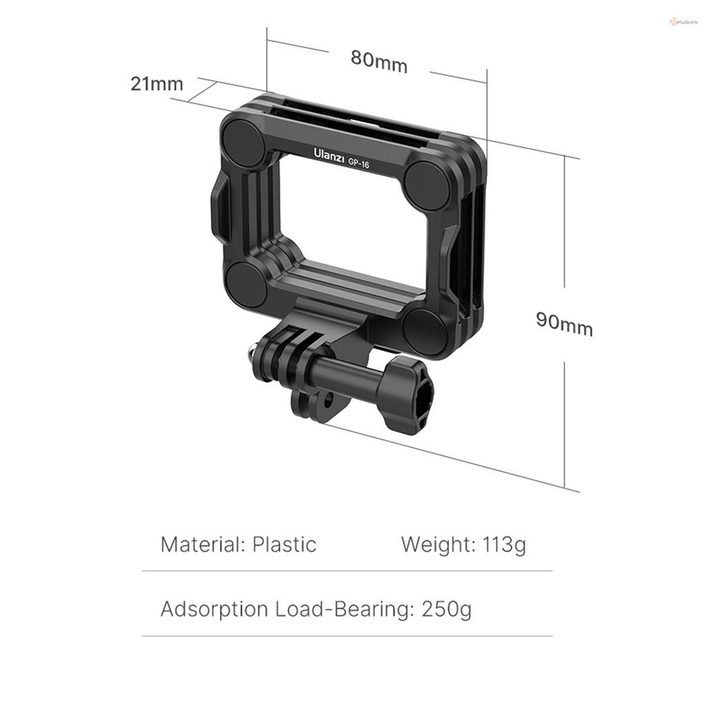 Giá đỡ từ tính Ulanzi GP-16 3 trong 1 cho camera thể thao 10/9/8