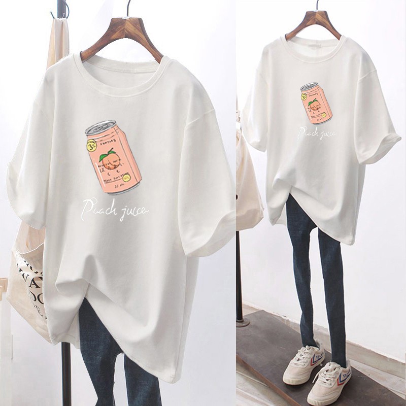 NRVP Áo Thun Tay Ngắn In Hình Thời Trang Phong Cách Mùa Hè Xinh Xắn Cho Nữ 2020