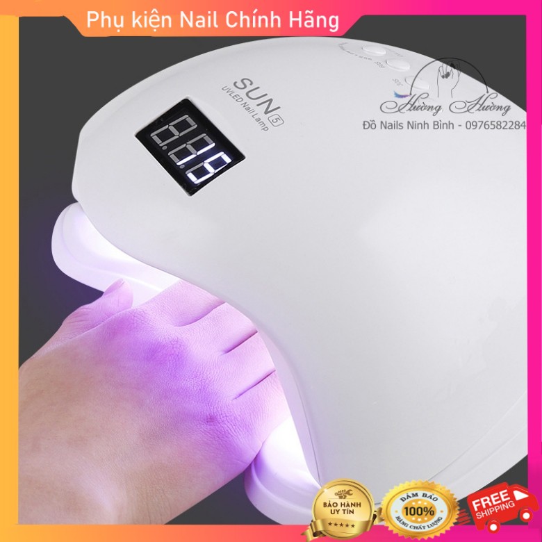 Máy hơ gel Sun 5 plus làm móng tay ánh sáng 48W máy sấy móng tay LED tia cực tím chữa khỏi khô đèn móng tay