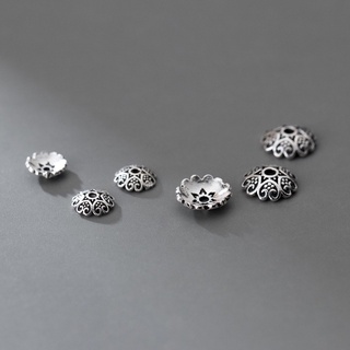 [S925] Set 2 Charm bạc ốp hoa cánh trái tim - MH023 MOCHUONG JEWELRY