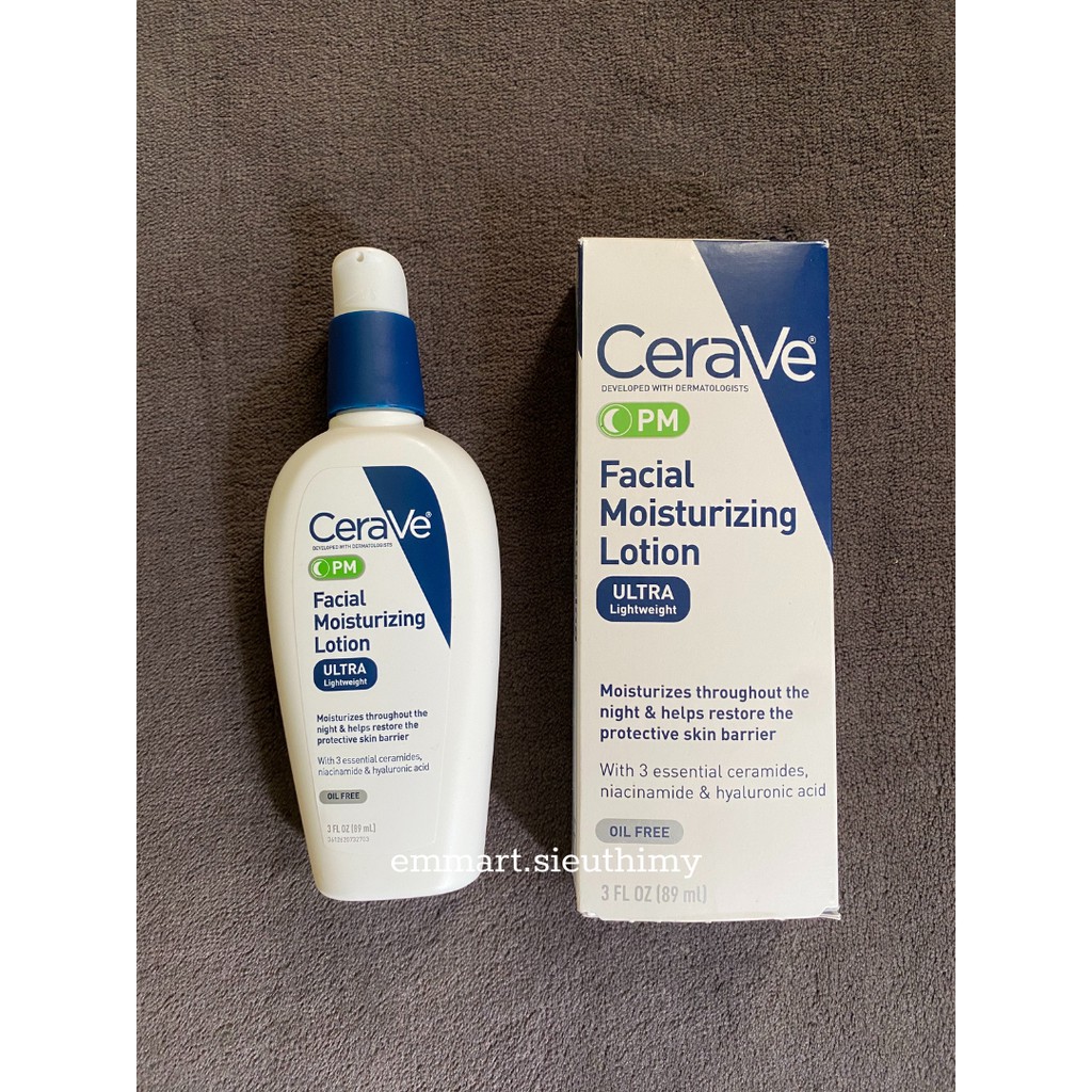 Kem dưỡng CeraVe Facial Moisturizing Lotion PM 4% Niacinamide