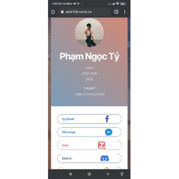 THẺ NFC, THẺ TAG thông tin cá nhân