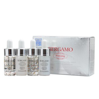 SET 4 LỌ HUYẾT THANH DƯỠNG TRẮNG BERGAMO SNOW WHITE & VIVA WHITE HÀN