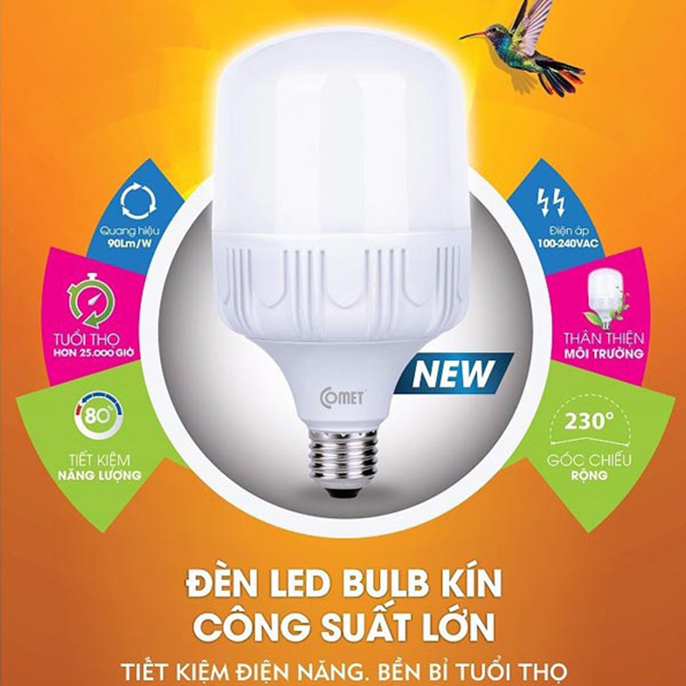 Bóng Đèn Led Comet 3W, 5W, 7W , 9W, 15W, 18W, 20W , 30W , 40W Giá Rẻ