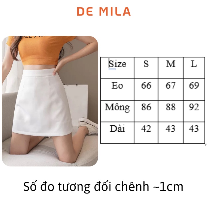 Chân Váy Ngắn Chữ a, Váy Chữ A Công Sở Mẫu Ngắn De MiLa - CVA52 | BigBuy360 - bigbuy360.vn