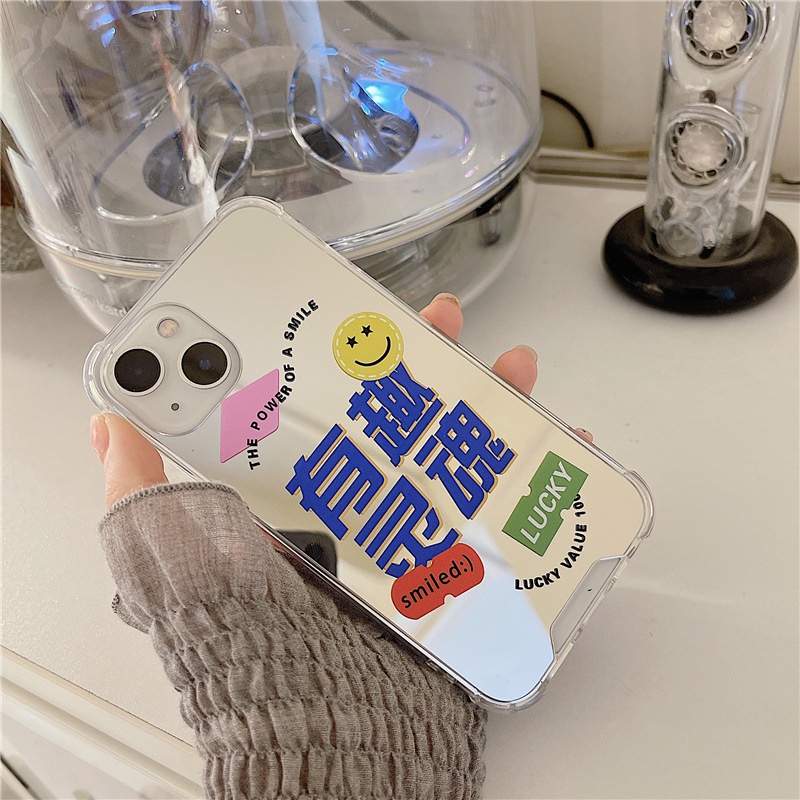 Ốp Điện Thoại Mặt Gương Phù Hợp Cho iphone 13Promax 12 xs/7/8/Pro/Max/Mini