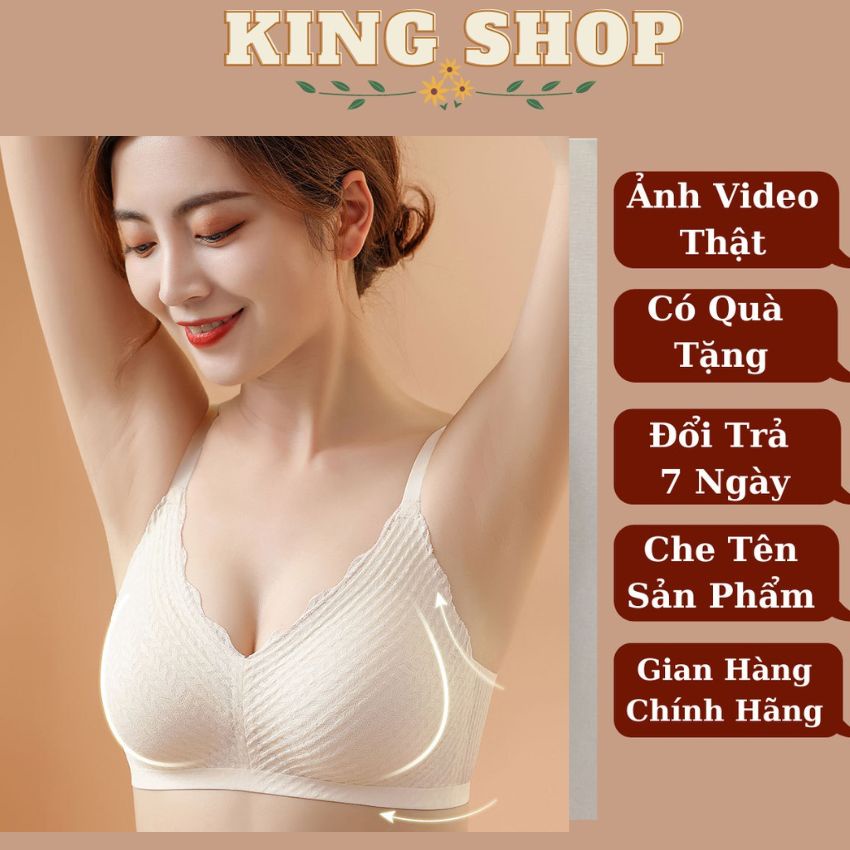 Áo ngực ren không gọng nâng ngực Cao Cấp thiết kế co giãn ôm sát, giúp bạn thon gọn tạo vóc dáng gợi cảm mềm mại A3289