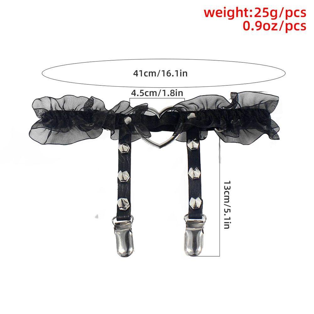 Đai Nịt Bít Tất Đính Đinh Tán Phong Cách Gothic Ngọt Ngào VANES1