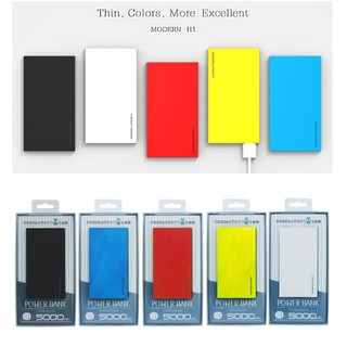 Pin sạc dự phòng PARKMAN H1 2 USB dung lượng 5000 và 10000 mAh- Mới 100%