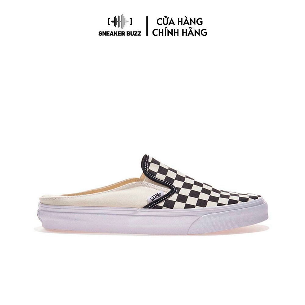 Giày Vans Classic Slip-On Mule Checkerboard - VN0004KTEO1