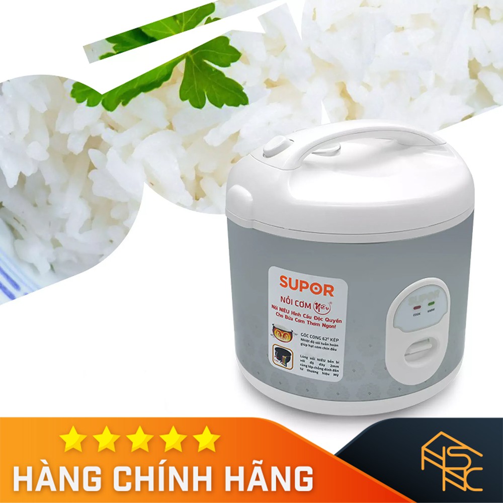 Nồi cơm điện nắp gài lòng nồi niêu Supor - CFXB50YB19