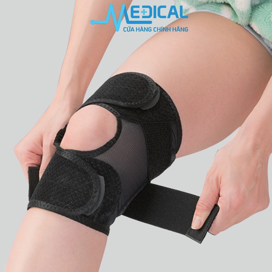 Đai cố định đầu gối BONBONE THIN PF CROSS BELT ( 1 Cái) màu đen - MEDICAL