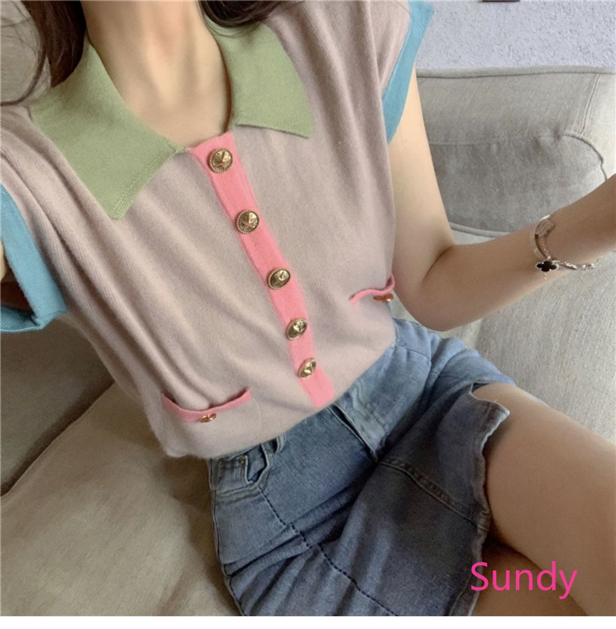 Áo Thun Polo Tay Ngắn Thời Trang Dành Cho Nữ | BigBuy360 - bigbuy360.vn
