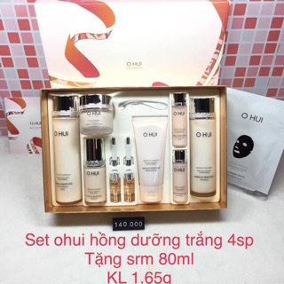 Bộ dưỡng OHUI hồng Miracle Moisture chính hãng hàn quốc