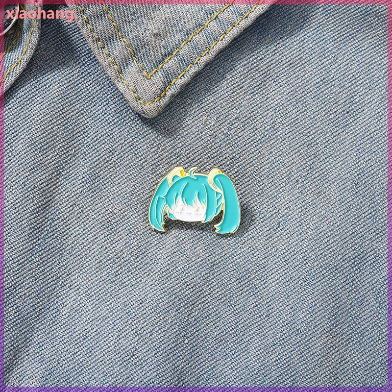 Huy Hiệu Cài Áo Hình Ca Sĩ Ảo Hatsune Miku Đáng Yêu Thời Trang
