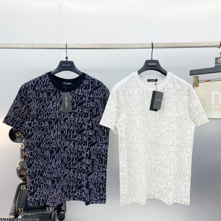 [Siêu Sale] Áo Phông Nam DG In Hoạ Tiết Monogram Siêu Chất - Áo Thun Nam DG In Chữ SPF -Shop Dũng Boutique