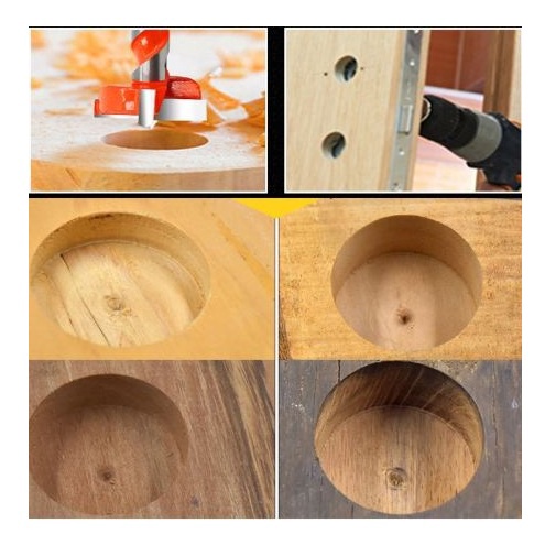 (Bán lẻ)Mũi khoan gỗ khoét gỗ chuôi lục giác - Mũi khoan khoét lỗ tròn đường kính 15mm đến 35mm