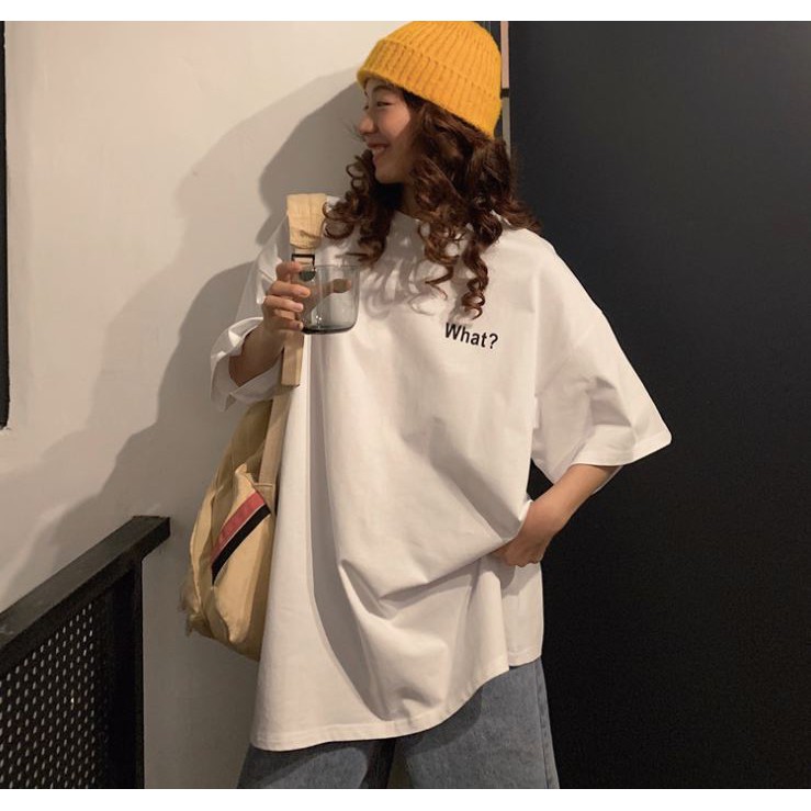 ÁO THUN, ÁO PHÔNG TAY LỠ UNISEX FORM RỘNG OVERSIZE WHAT? NELLY ANIME M212