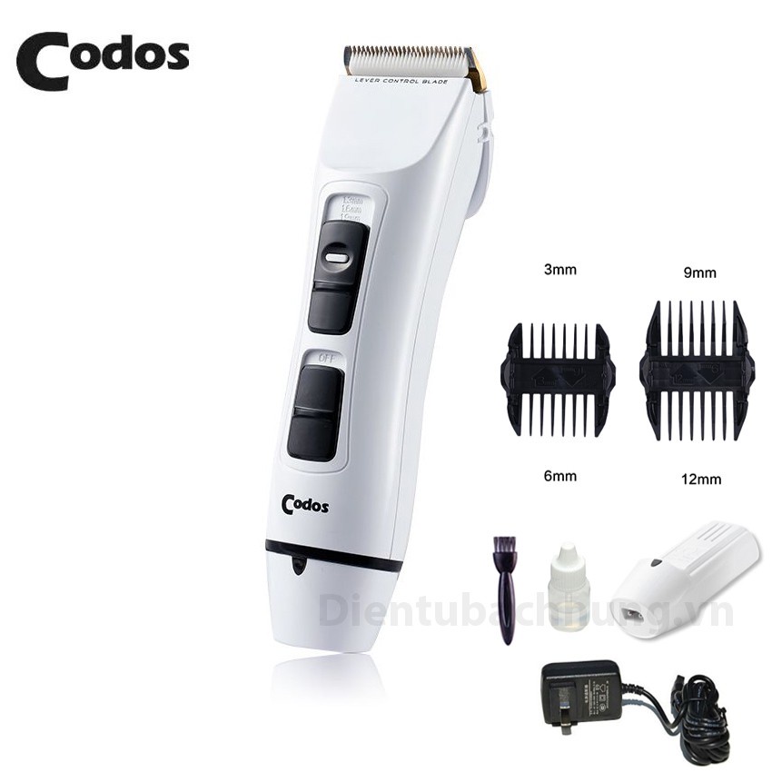 Tông Đơ Cắt Tóc Codos T6 2 Pin Khỏe Bền Đẹp Dùng Trong Các Salon Chuyên Nghiệp