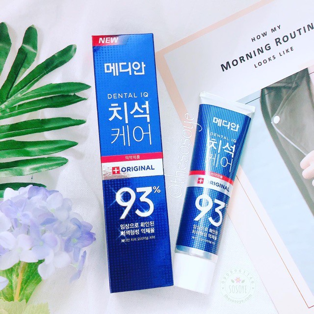 Kem Đánh Răng Chính Hãng Median Dental IQ 93% Hàn Quốc 120gr