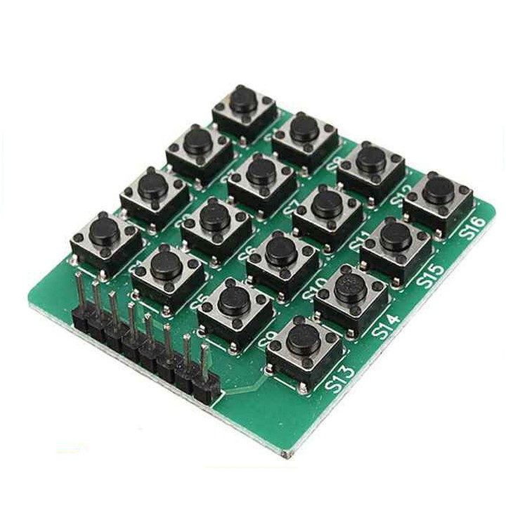 Bàn Phím Ma Trận Arduino Matrix 4x4 16 Phím Mở Rộng