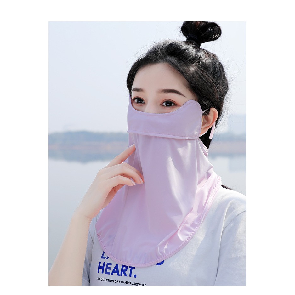 Khẩu trang vải kháng khuẩn che kín mặt chống nắng thời trang cao cấp Hàn Quốc có nút chỉnh dây