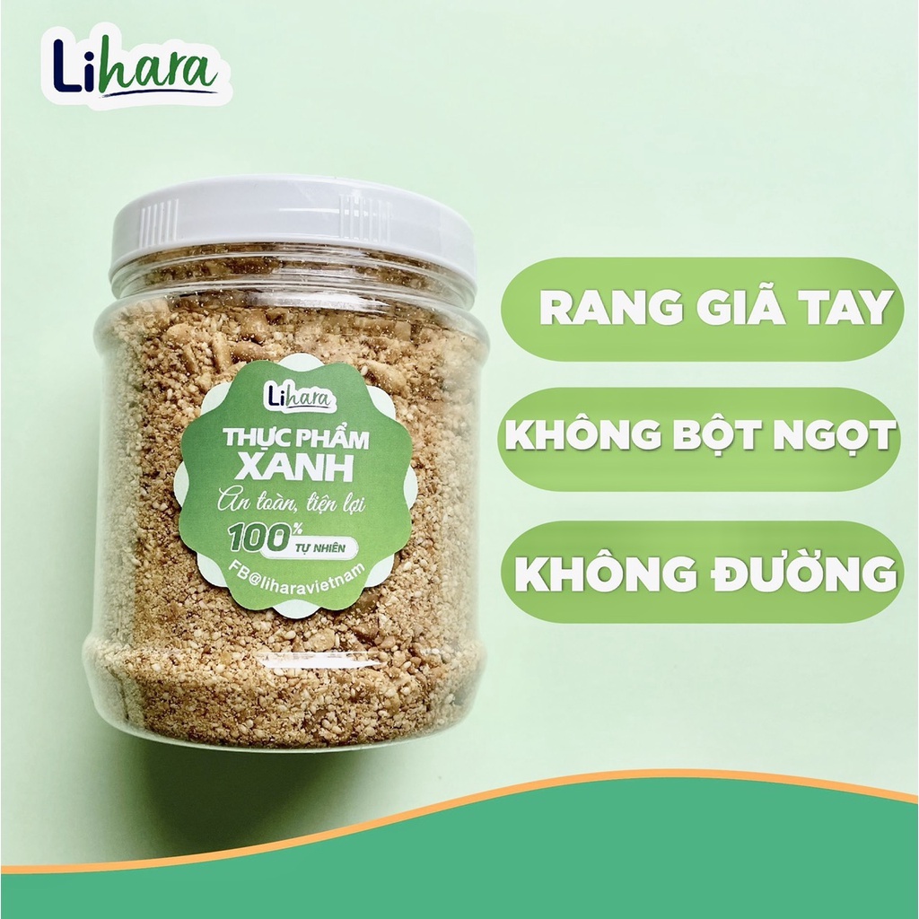 Muối mè đậu phộng LIHARA 500gr gia vị rắc cơm bổ sung đạm và chất béo lành mạnh
