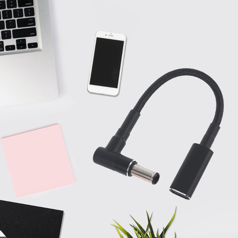 Dây Cáp Chuyển Đổi Dữ Liệu Loại C Female Sang DC 6 0X1 4mm PD 100W Dành Cho Máy Tính