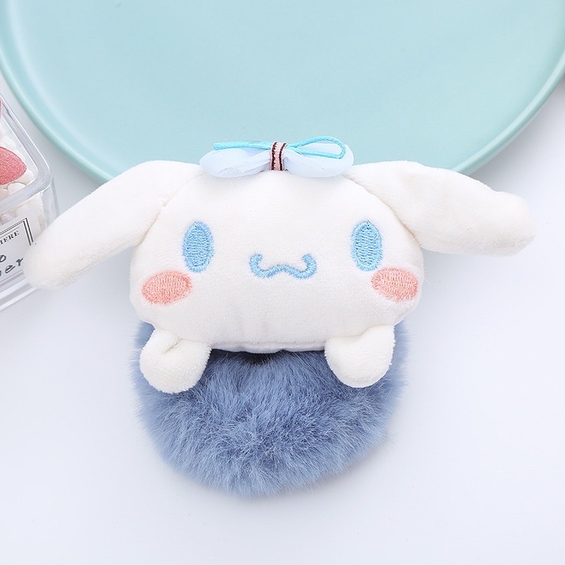 Cột tóc lông mịn hình thú Kuromi nhồi bông xinh xắn phong cách hàn quốc