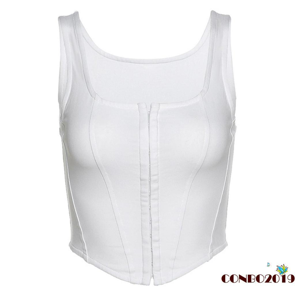 Áo Lửng Hai Dây Cổ Vuông Phong Cách Quyến Rũ Dành Cho Nữ