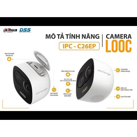 Camera Dahua IP Wifi IPC-C26EP