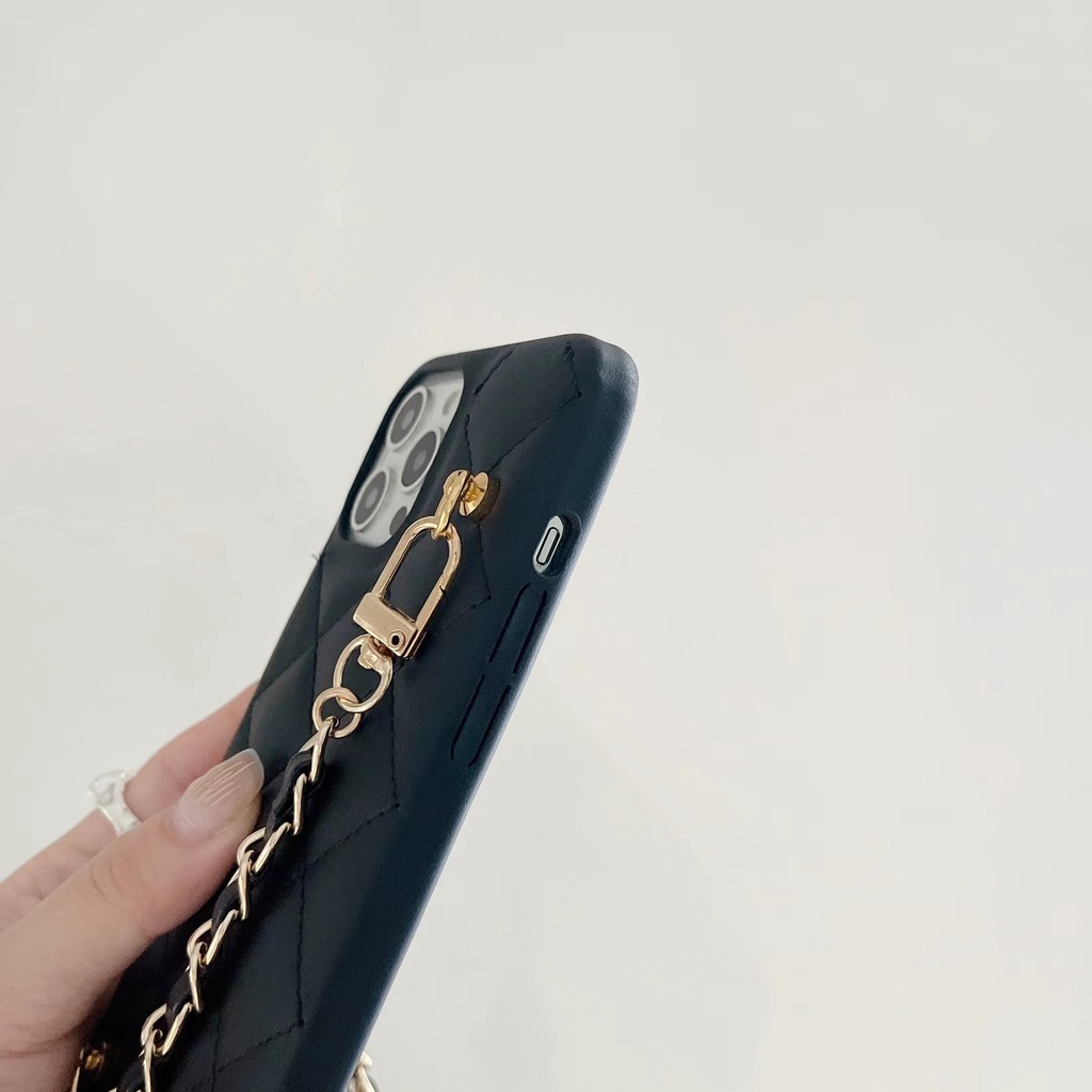 Ốp Điện Thoại Da Cừu Có Dây Đeo Chéo Cho iphone 15 ip 14 13 12 11 pro max xr xs max x 7 8 plus