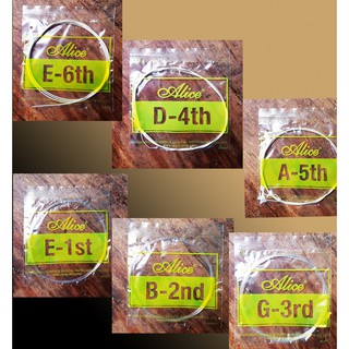 Bộ 6 dây đàn Guitar Classic, dây nilon dễ đàn hay, hàng nhập khẩu chính hãng ALICE