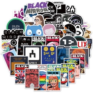 50 new TV series black mirror waterproof graffiti stickers