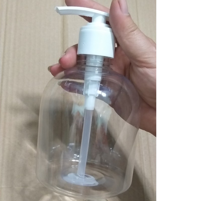 Bình 500ml đựng xà phòng dạng lỏng có vòi bơm tay bằng nhựa tiện dụng