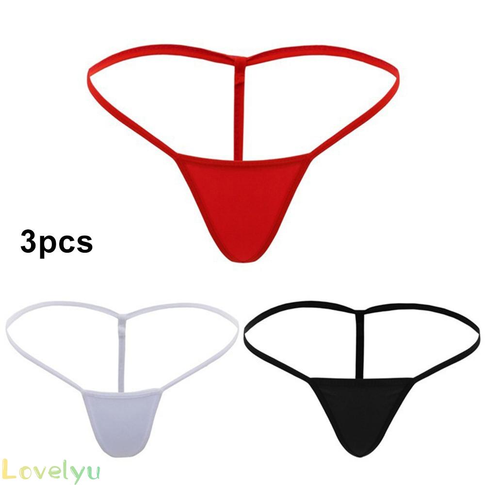 ◀READY▶Dress Ultrathin Women 1/3PCS Panties Seamless Clothes Design Thongs Fashion# Good Quality