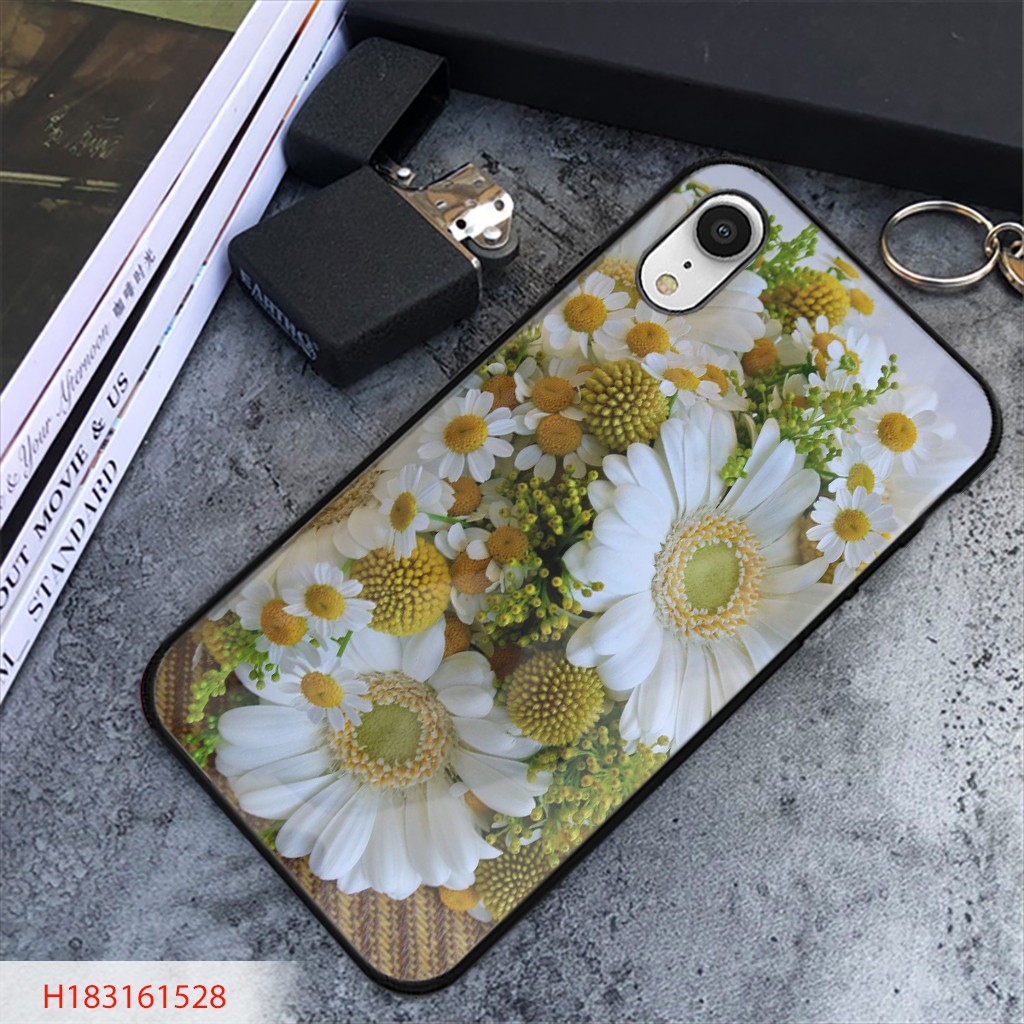 [HOT] - ỐP IPHONE, SAMSUNG TRÁNG GƯƠNG HOA CÚC MÀU TRẮNG