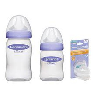 Bình Lansinoh 160ml/ 240ml không kèm núm ti