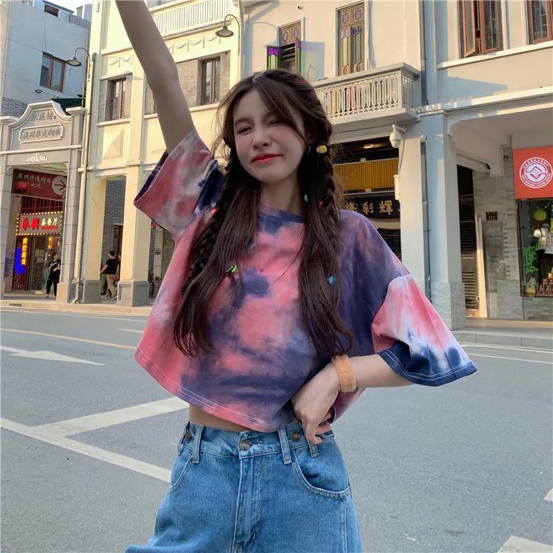 Áo Thun Ngắn Tay Dáng Rộng Thiết Kế Quyến Rũ Thời Trang Cho Nữ áo phông nữ  JL-TX-35