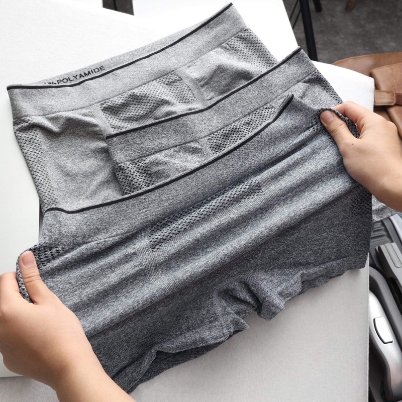 Đồ Lót Nam [COMBO ] - Quần Sịp Đùi Nam BOXER Thun Lạnh - Underwear Đùi Nam Vải Dệt Kim Kháng Khuẩn Thấm hút Cao Cấp 100%