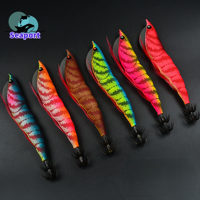 Mồi Câu Cá Giả Hình Bạch Tuộc Bằng Gỗ 4.7inch / 18g