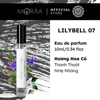 Nước Hoa Nữ Chính Hãng Morra Lilybell 07 Dung tích 10ml Hương Hoa Cỏ Thanh Khiết Nhẹ Nhàng Lưu Hương Lâu 6H - 8H
